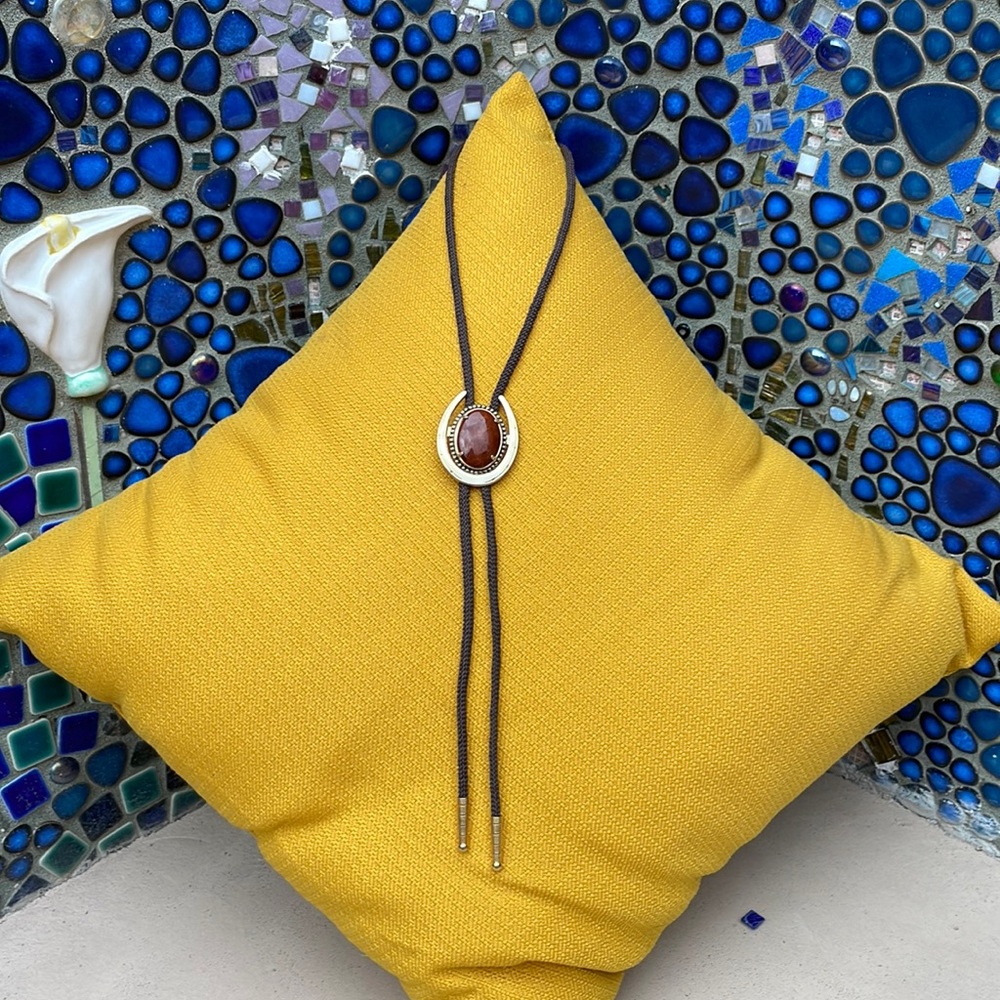 Horseshoe bolo tie